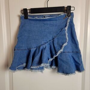 MAYORAL Denim Wrap Skirt